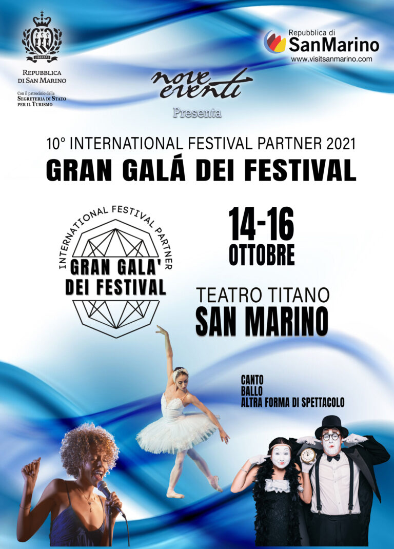Gran Galà dei Festival di San Marino - 16 ottobre 2021
