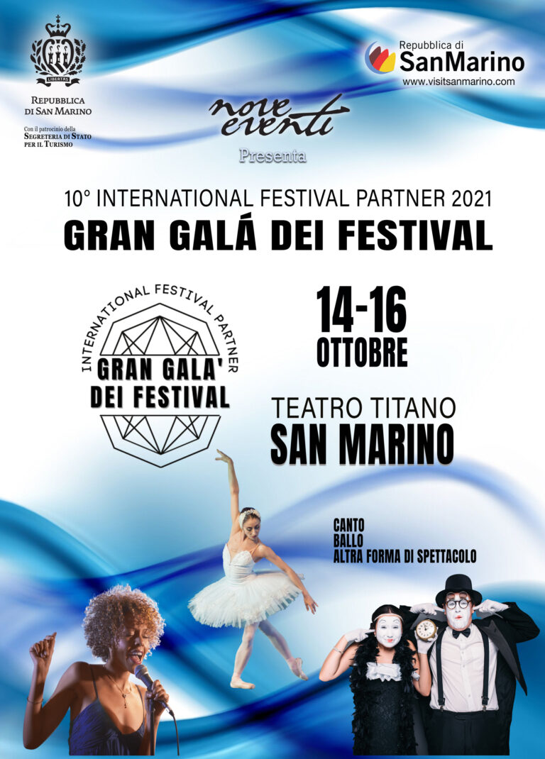 Gran Gal dei Festival di San Marino - 16 ottobre 2021